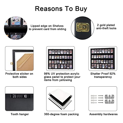 VIP Sports Card Display Case with UV Protection Acrylic