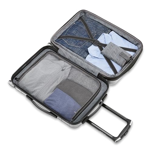 Samsonite Omni 2 Spinner Carry-On in Arctic Silver
