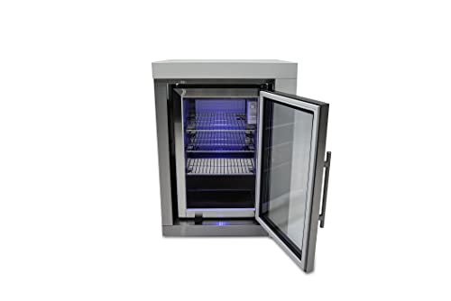 Mont Alpi Stainless Steel Outdoor Beverage Center Cabinet
