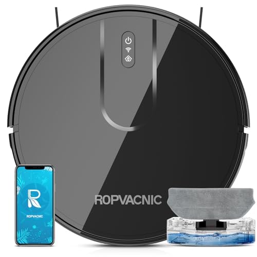 Self-Charging Robot Vacuum with Mop Combo, 4000Pa Suction