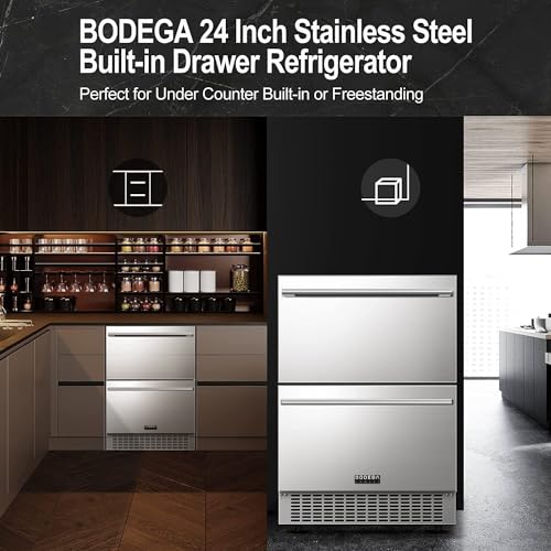 VIP 24-Inch Outdoor Beverage Fridge for Home & Business