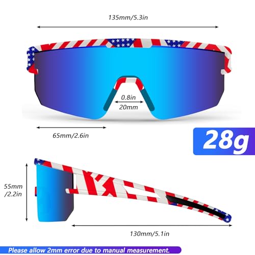 VIP Youth Polarized Baseball Pit Vipers Sunglasses Unisex
