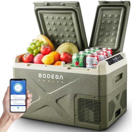 Portable Dual Zone Car Refrigerator w/ Smartphone Control