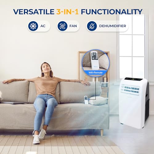 Portable Electric Air Conditioner: 10,000 BTU Max Serenity