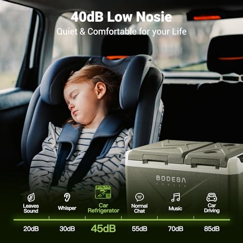 Portable Dual Zone Car Refrigerator w/ Smartphone Control