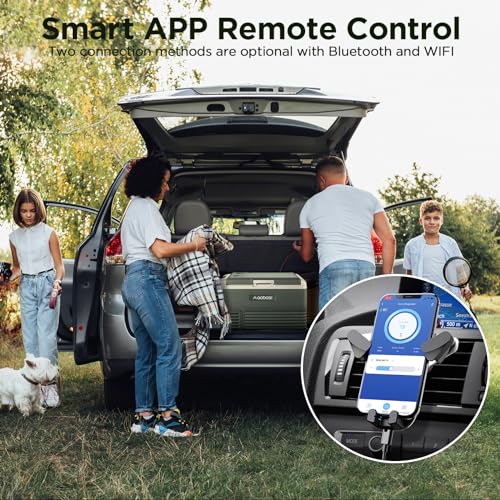 AAOBOSI 12V 32 Quart Car Refrigerator with WIFI