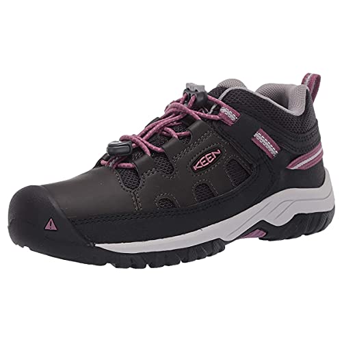 Keen VIP Kids' Targhee Low Shoe, Raven/Tulipwood, Size 4