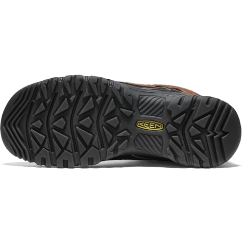 KEEN Men's Targhee 4 Waterproof Hiking Boots (Bison/Black)