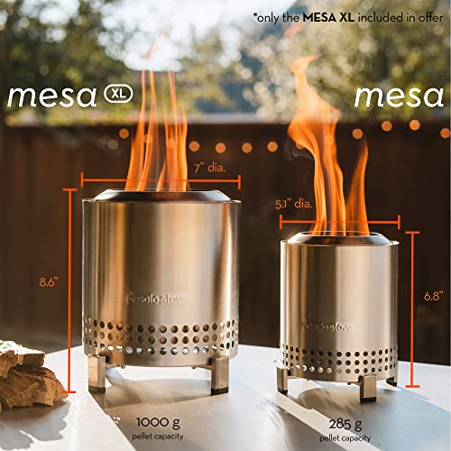 VIP Urban Suburbs Tabletop Fire Pit - Stainless Steel