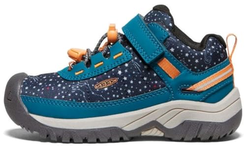 KEEN Unisex-Children's Targhee Sport Hiking Shoes, Deep Lagoon/Tangerine