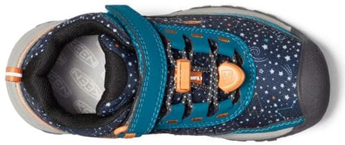 KEEN Unisex-Children's Targhee Sport Hiking Shoes, Deep Lagoon/Tangerine