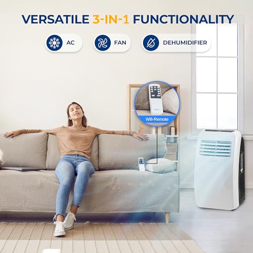 SereneLife Portable Electric Air Conditioner Unit - 8000 BTU