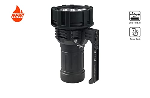 ACEBEAM X75 XHP70 LED Rechargeable Flashlight - 80000 Lm