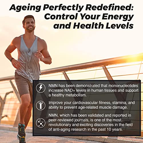 Ultimate NMN + Trans-Resveratrol Formula | Boost NAD+ | 60 Capsules
