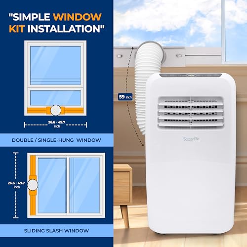 SereneLife Portable Electric Air Conditioner Unit - 8000 BTU