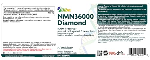 Premium 600mg NMN Capsules for Cellular Health