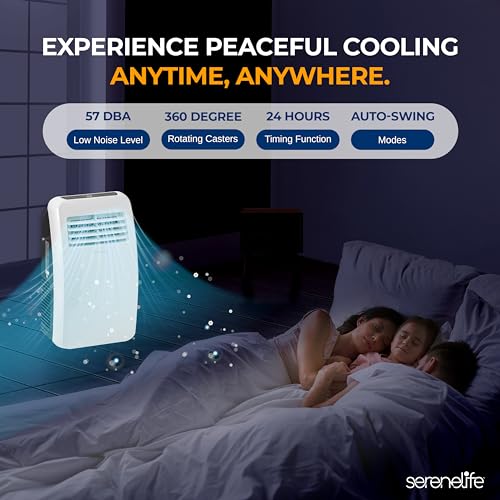 SereneLife Portable Electric Air Conditioner Unit - 8000 BTU