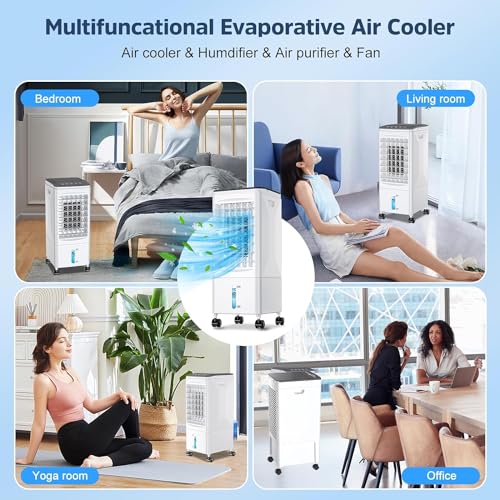 3-IN-1 Evaporative Air Cooler with Remote Control