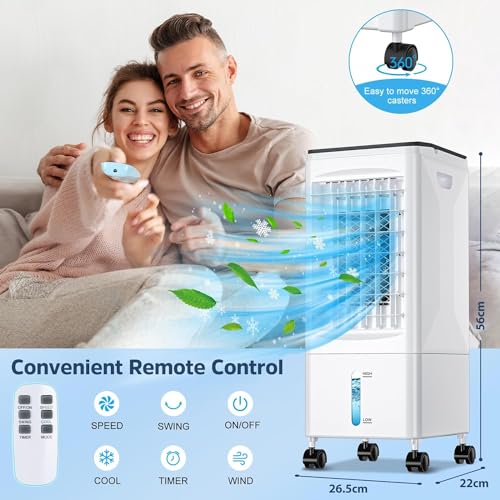3-IN-1 Evaporative Air Cooler with Remote Control