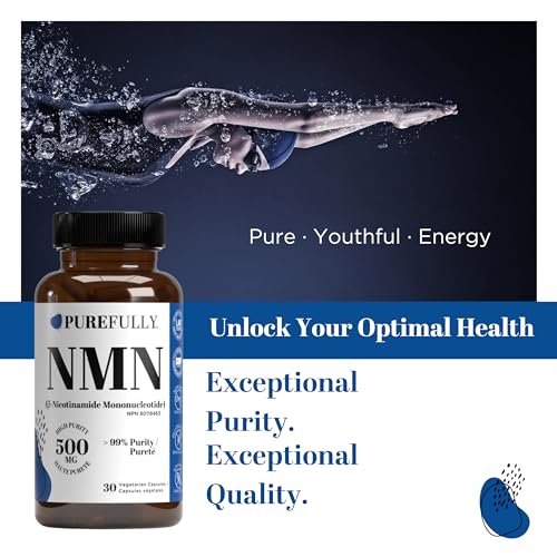 Ultra-Pure 500mg NMN Supplement for VIP NAD+ Boost