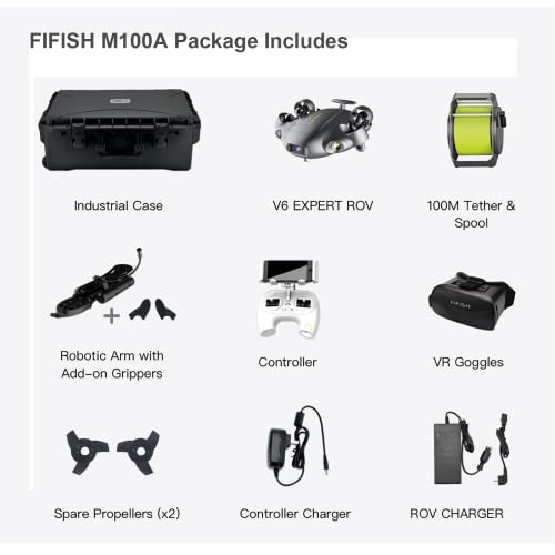 QYSEA FIFISH V6 Expert Underwater Drone with Arm