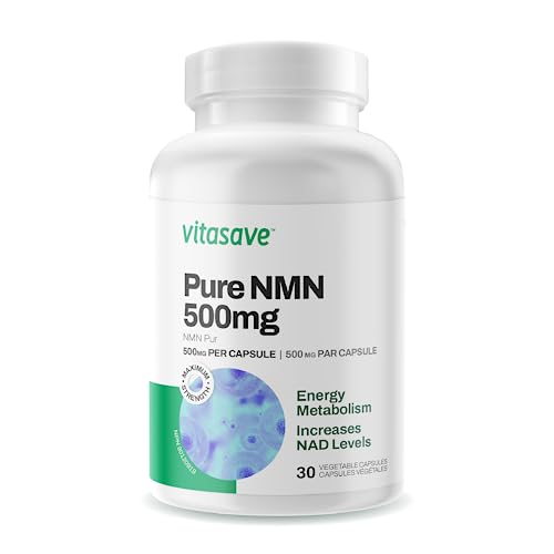 Vitasave NMN Capsules 500mg - Premium VIP Supplement