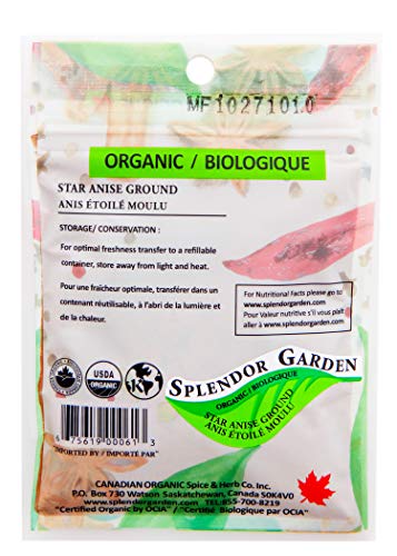 Organic Splendor Garden Star Anise Ground - 30g