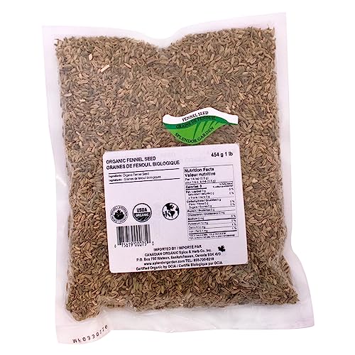 454g Splendor Garden Organic Fennel Seed VIP Special