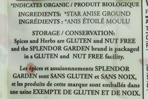Organic Splendor Garden Star Anise Ground - 30g