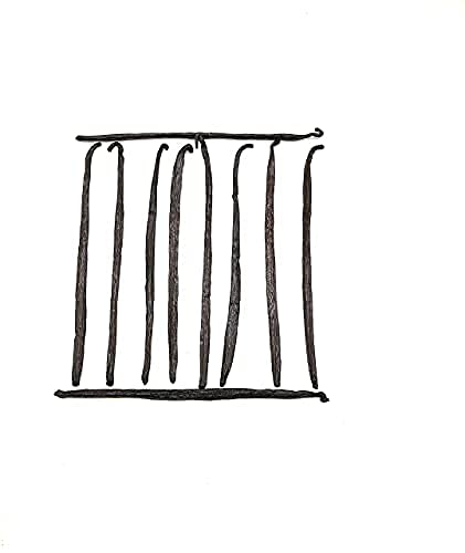 1 Pack Grade A Madagascar Vanilla Beans for Chefs