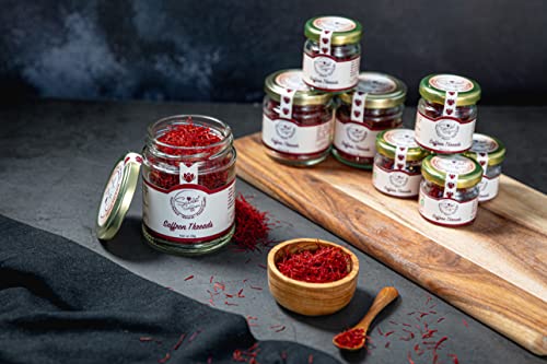 Finest Grade Scarlet Saffron Threads for Culinary Uses