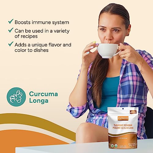 Rootalive Organic Turmeric Superfood Spice, 454g