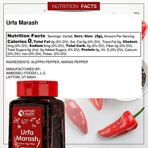VIP Red Pepper Flakes by USimplySeason (Urfa Marash) - 141g