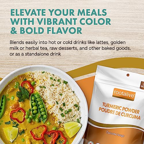 Rootalive Organic Turmeric Superfood Spice, 454g