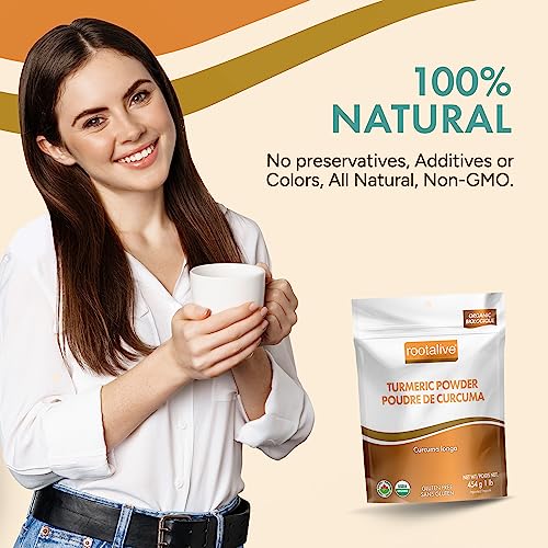 Rootalive Organic Turmeric Superfood Spice, 454g