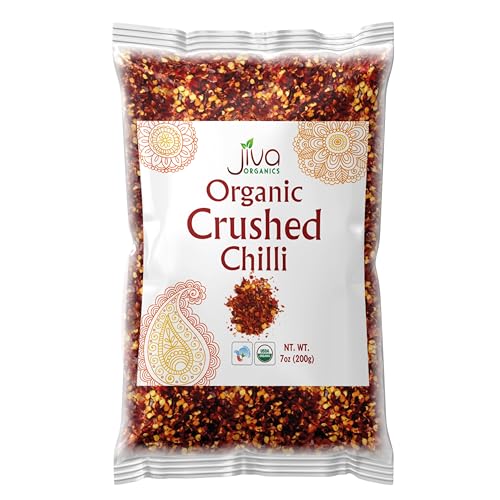 Jiva Organics Crushed Red Pepper - Chili Flakes - VIP Shopping