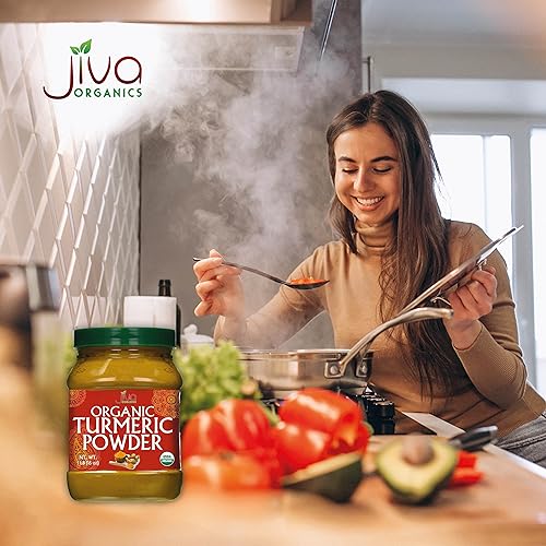 Organic Turmeric Powder - 1lb Jar, Lab Tested