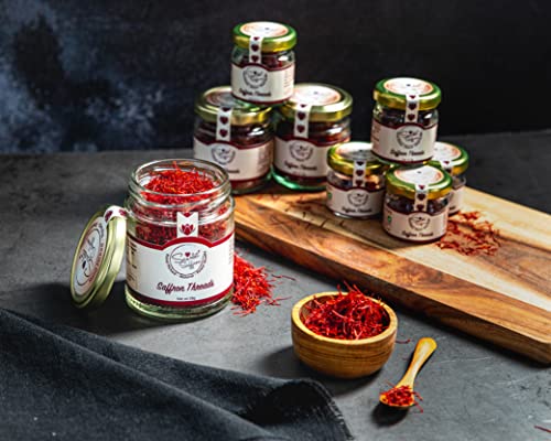 Finest Grade Scarlet Saffron Threads for Culinary Uses