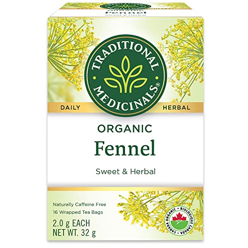 Traditional Medicinals - Organic Fennel Herbal Tea - 16 Bags