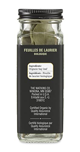 Organic Bay Leaves Spice Jar, VIP Gourmet, Non-GMO