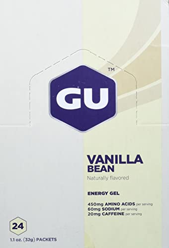 24-Count Vanilla Bean GU ENERGY Original Sports Nutrition Gel