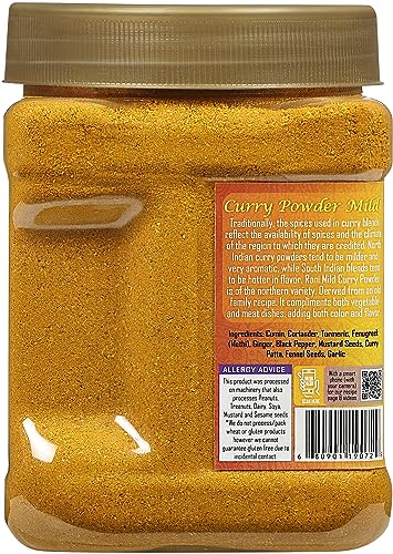 Rani Mild Curry Powder: Authentic Indian Blend 16oz