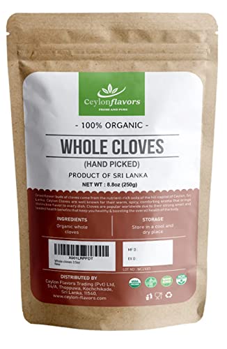 Exclusive organic whole cloves (3.5 oz)
