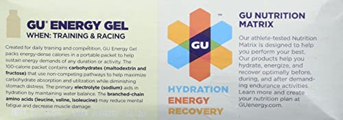 24-Count Vanilla Bean GU ENERGY Original Sports Nutrition Gel