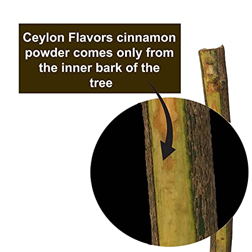 Organic Ceylon Cinnamon Powder, Premium Grade, 3.5 oz