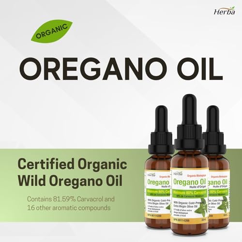 Certified Organic Oregano Oil Drops - Extra Strength - Canada