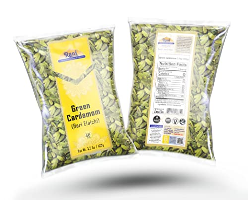 Rani Green Cardamom Pods Spice 3.5oz (100g) India
