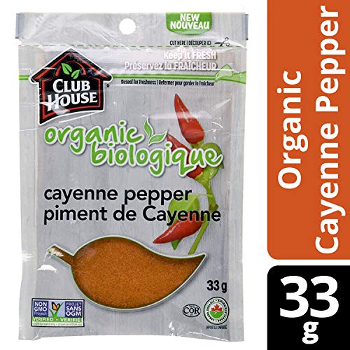 Organic Cayenne Pepper, 33g, Club House VIP