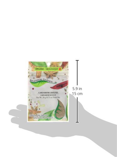 VIP Splendor Garden Organic Cardamom Ground, 20.0g