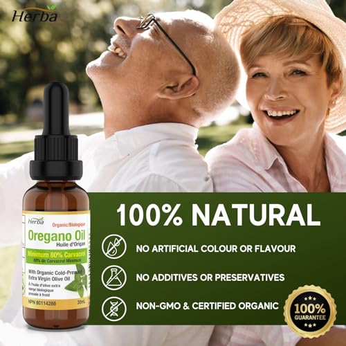 Certified Organic Oregano Oil Drops - Extra Strength - Canada